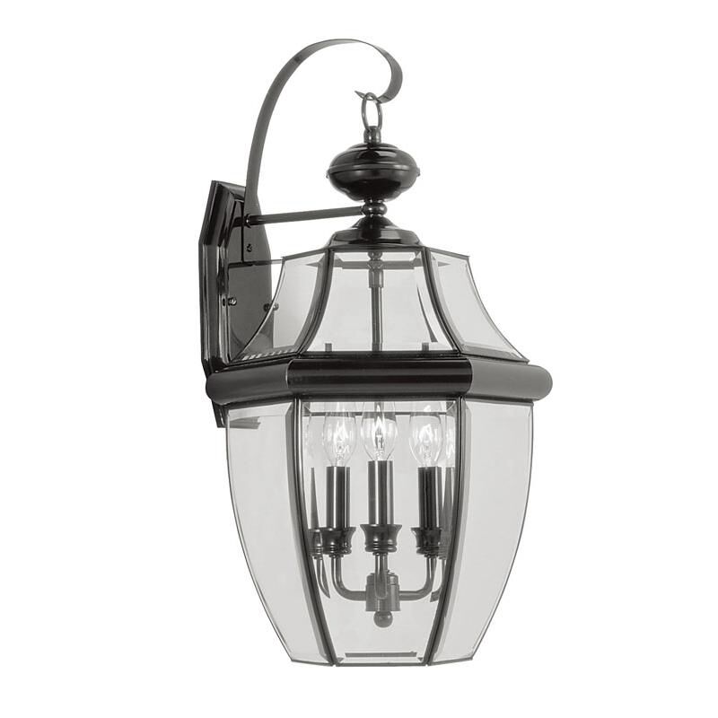 Monterey 22 Inch Tall 3 Light Outdoor Wall Light by Livex Lighting